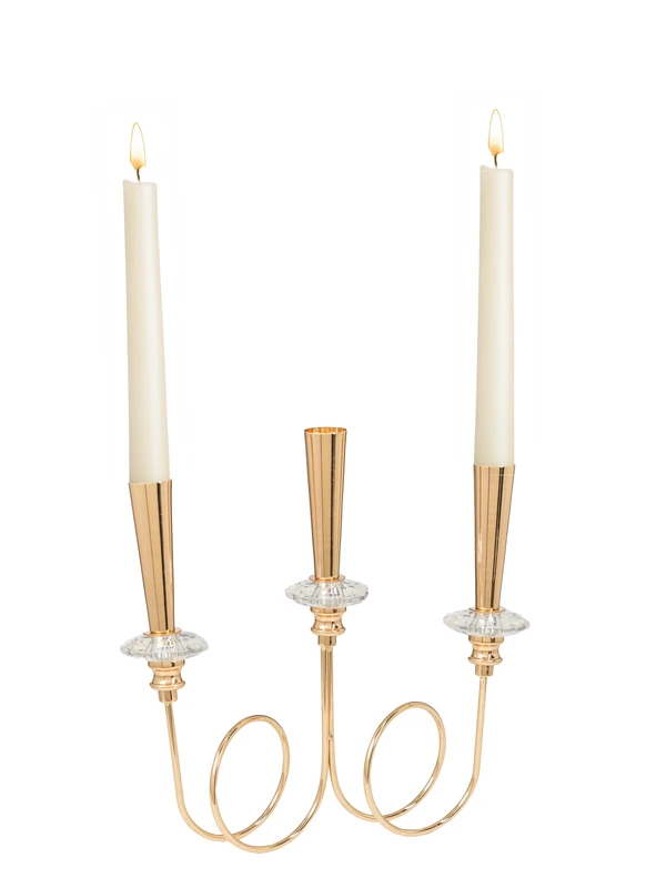 CANDLE METAL NUDE C/VIDRIOS - Image 1