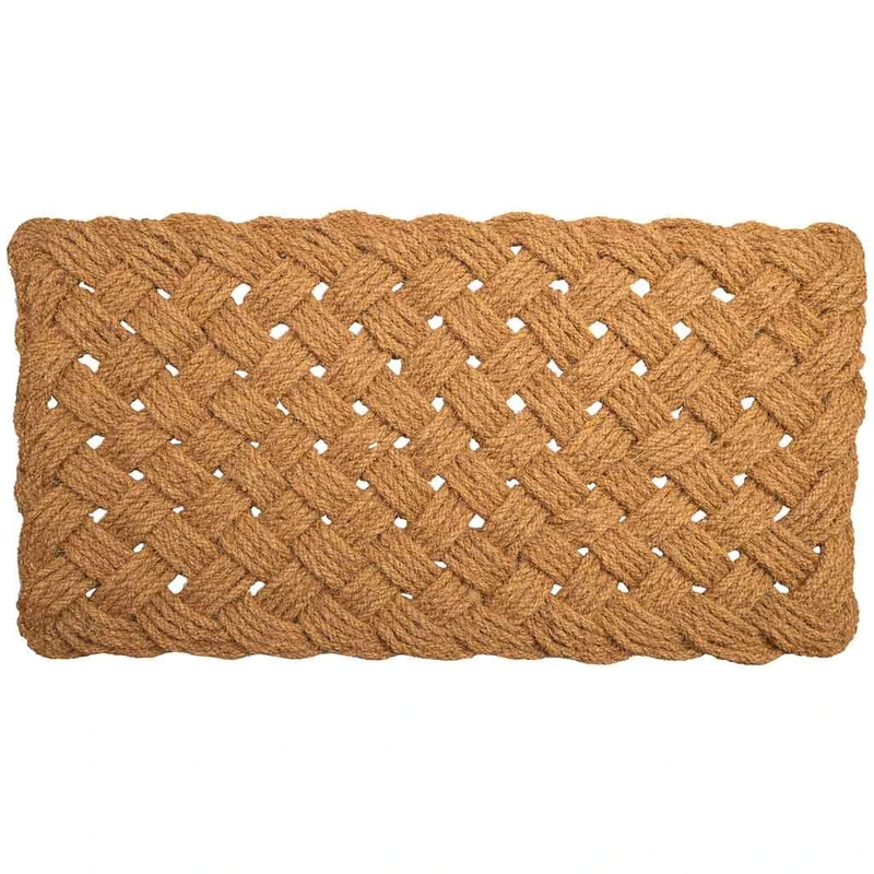 Felpudo De Cuerda De Coco Brown - Image 1