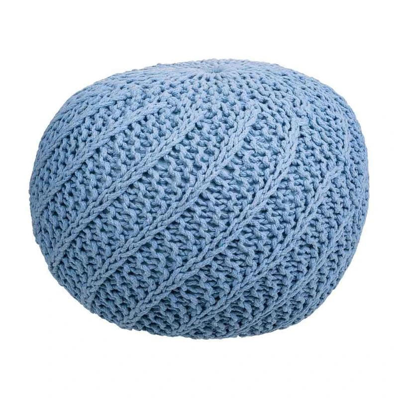 Puff De Algodón Trenzado