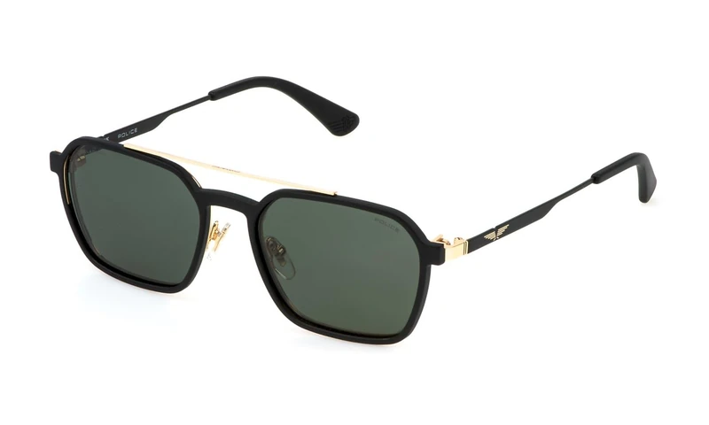 POLICE Men's Uplp10 Sunglasses, Rose Gold with Semi Matt Black Parts, 54