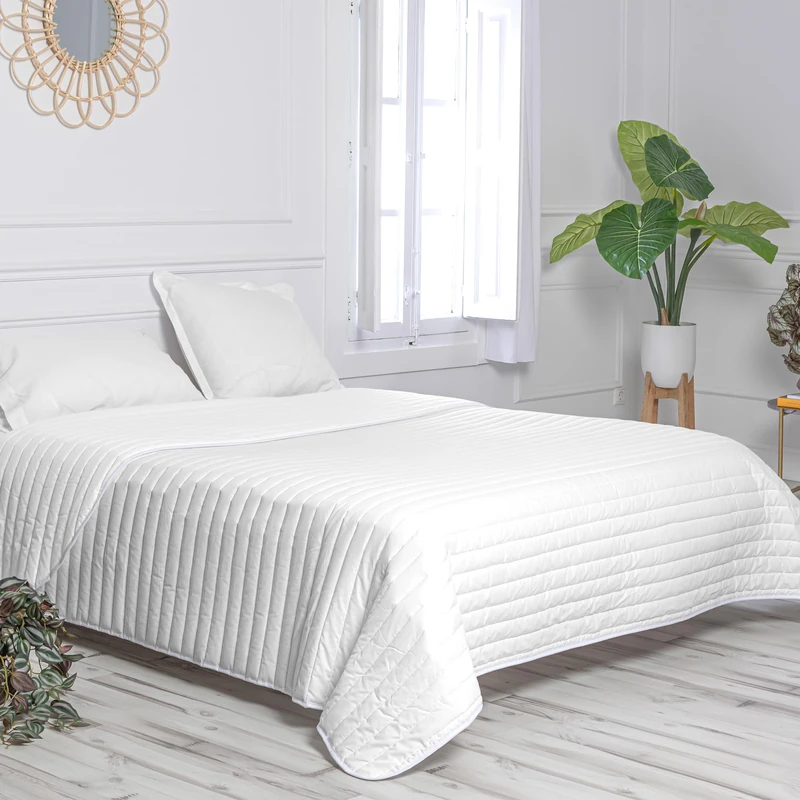AlexandreHouse Dash Colcha 180x260 cm (Cama 80/90/105) White - Image 1