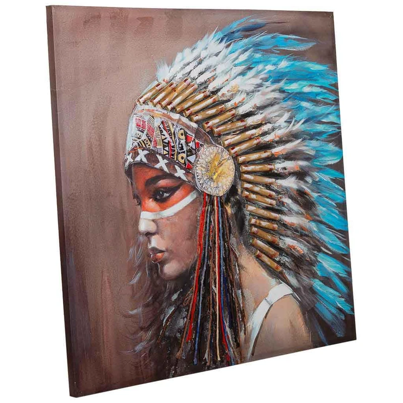 AlexandreHouse Cuadro Hand Pintado with Relieve Gris