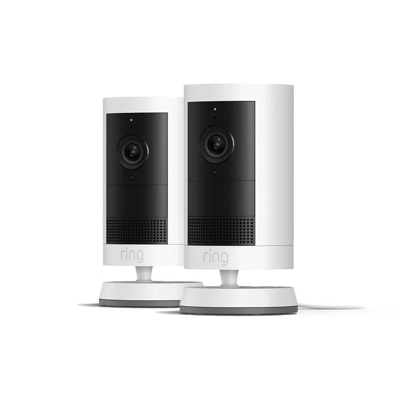 New Ring Outdoor Camera Plus (Plug-in) | 2K with Ring Vision I DIY Outdoor Security Camera | 24/7 Recording (plan required) | alternative to CCTV I 30-day free trial of Ring Home Plan I 2 cameras