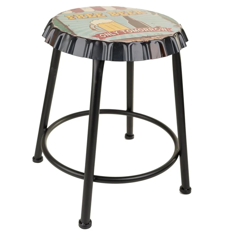AlexandreHouse Taburete De Metal - Image 1