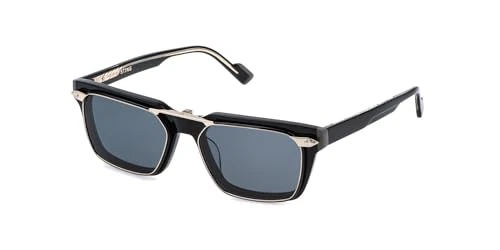 STING Men's Ust547 Sunglasses, Shiny Black, 54
