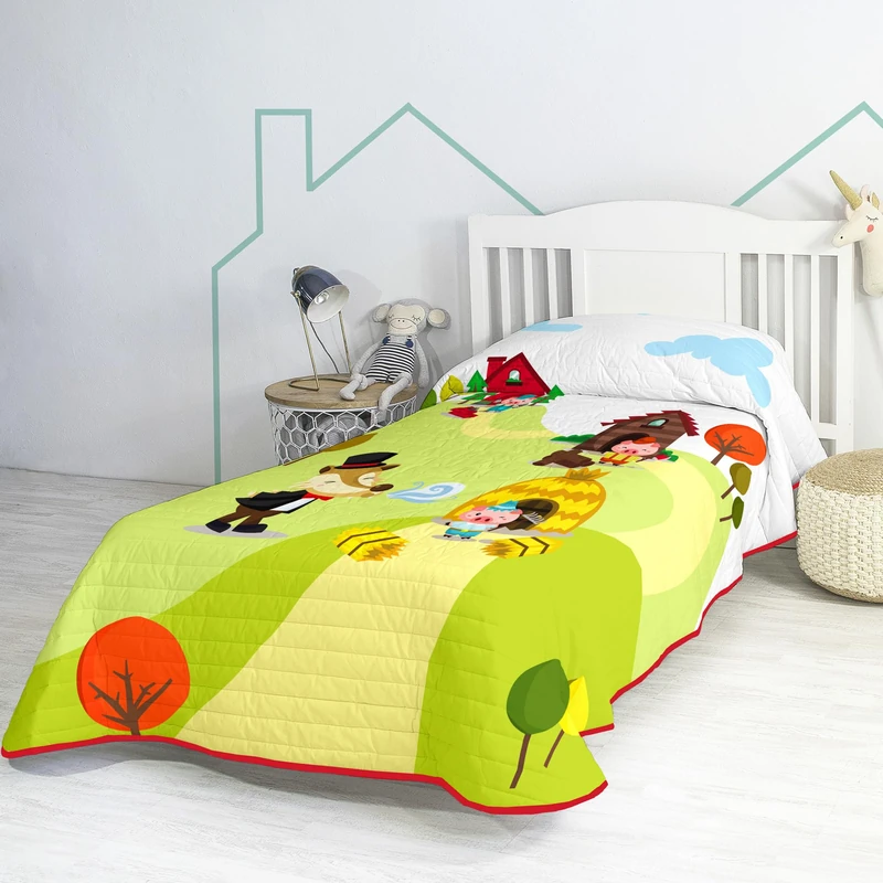 AlexandreHouse Piggys Colcha 180 x 260 cm (Cama 80/90/105) - Image 1