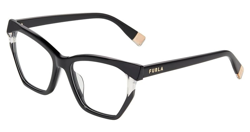 Furla Women's Vfu868v Sunglasses, Shiny Black, UK 40