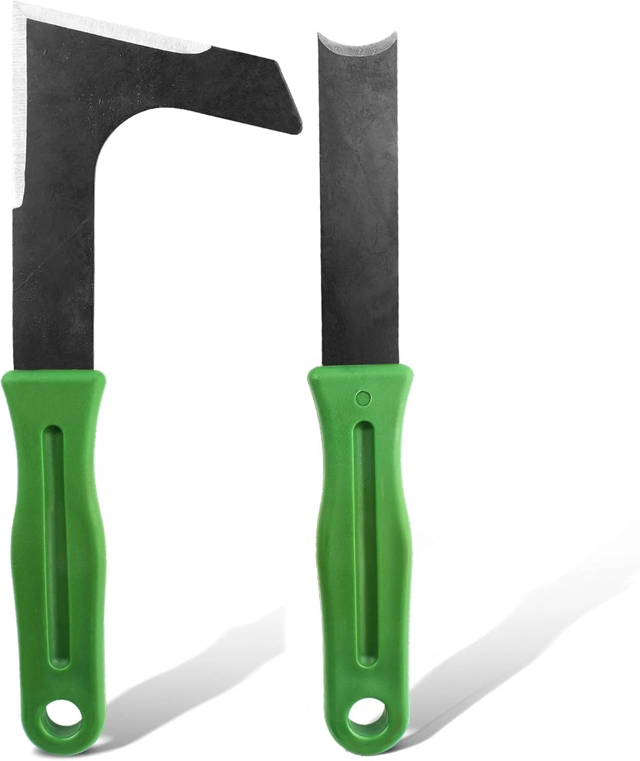 Navoys 2pcs Garden Weeder Tool Set - 20cm Iron Weed Removal Tool Set with Comfortable Plastic Handle, DIY Tool for Paving, Bricks, Driveways, Weed Puller for Removing Moss and Weeds, Patio