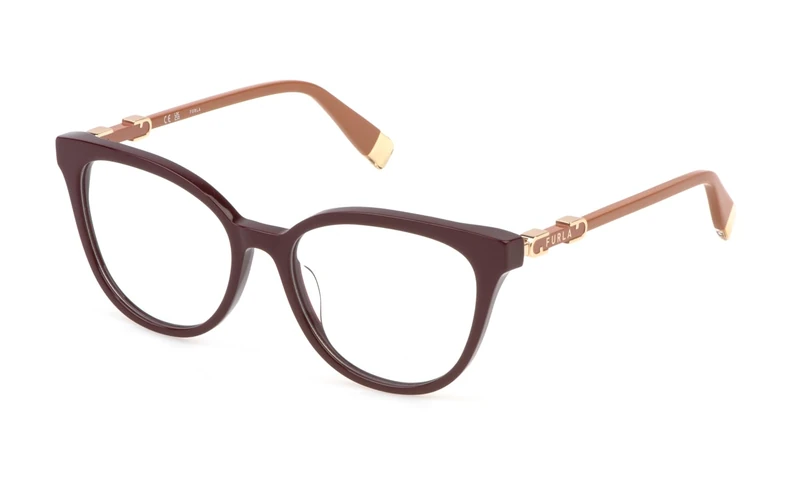 Furla Women's Vfu832 Sunglasses, Full Burgundy, UK 24