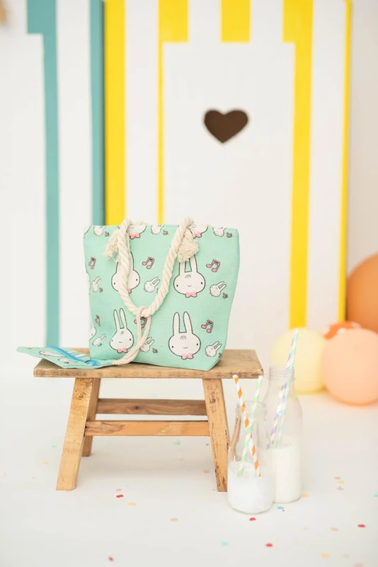 Bolso Infantil Conejo Green and White - Image 1