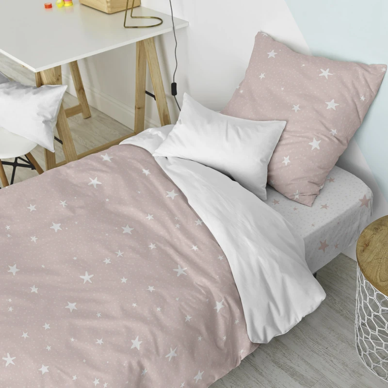 AlexandreHouse Little star Juego nórdico 2 pieces 140x200 cm (Cama 80) Pink - Image 1