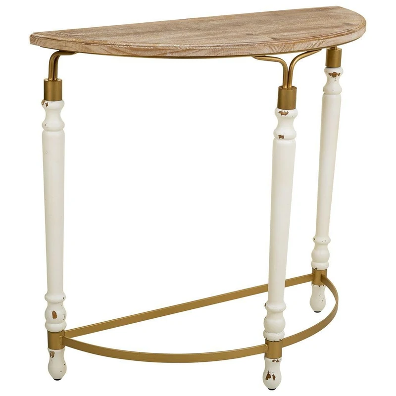 AlexandreHouse Recibidor De Madera Y Metal Brown