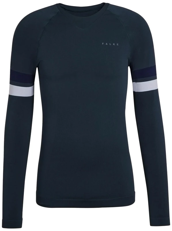 FALKE Men's Maximum Warm Round Neck M L/s Sh Functional Yarn Quick Dry 1 Piece Base Layer Top, Green Holly 7385 Trend, S