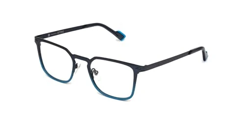 STING Men's Vst532 Sunglasses - Blue/Light Blue Titanium