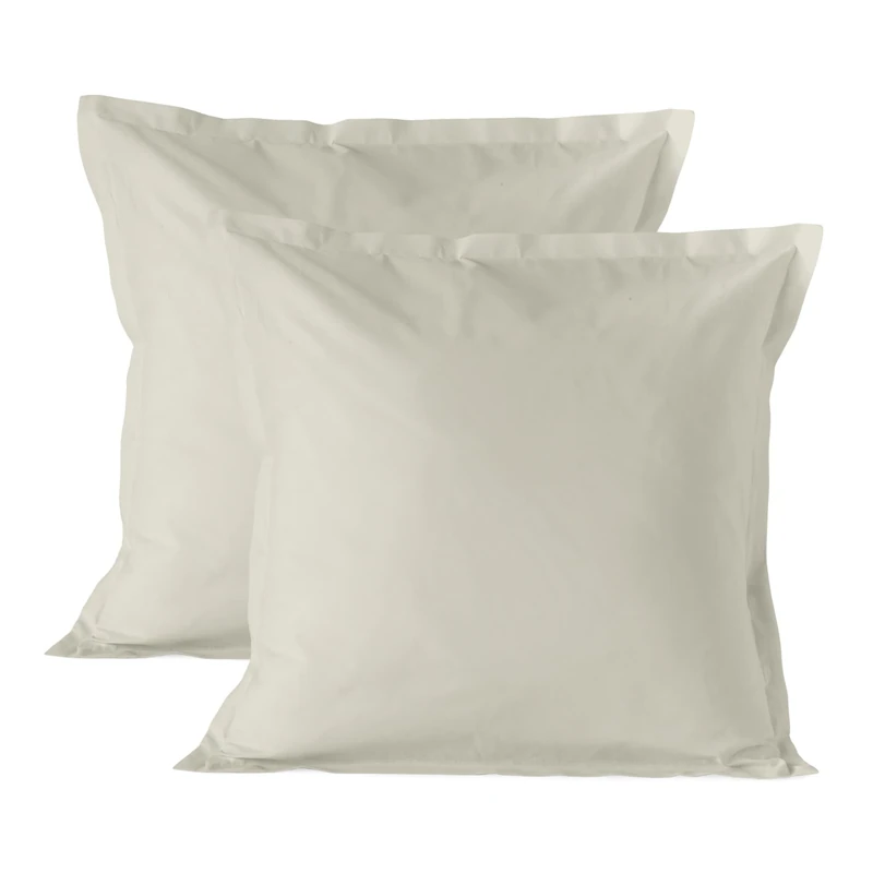 Basic Funda de almohada 60x60 cm (x2) Beige - Image 1