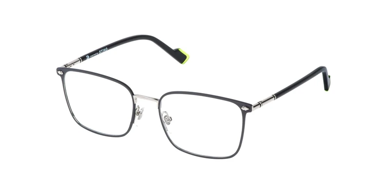 STING Men's Vst555 Sunglasses, Matt Grey with Coloured Parts, 56