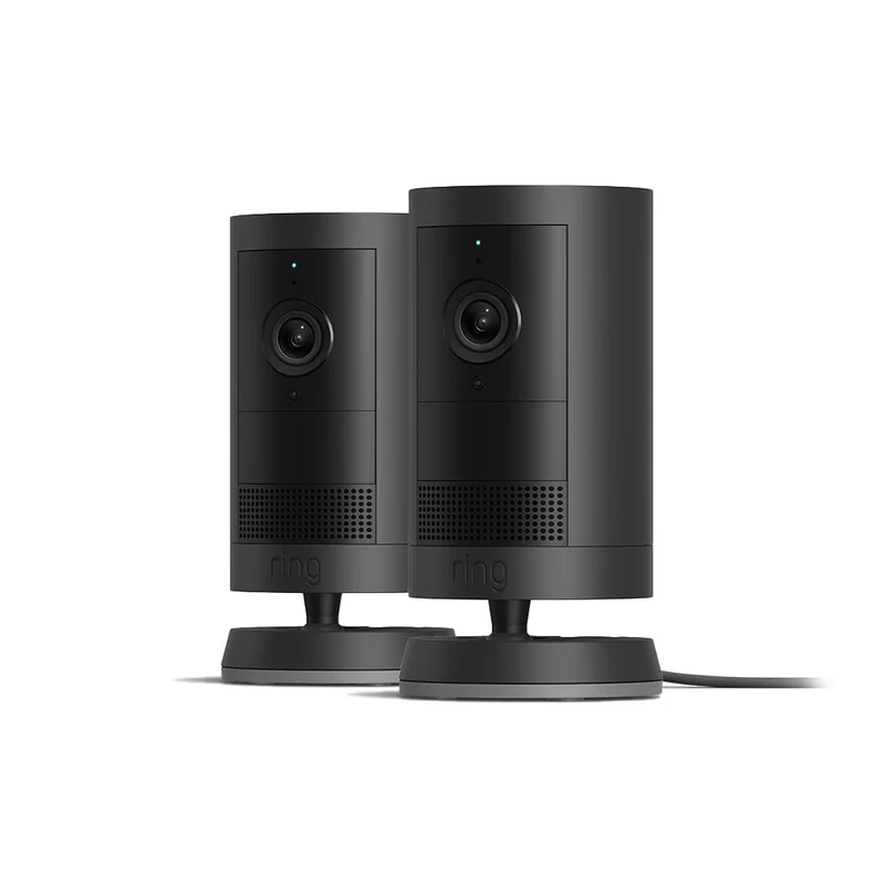 New Ring Outdoor Camera Plus (Plug-in) | 2K with Ring Vision I DIY Outdoor Security Camera | 24/7 Recording (plan required) | alternative to CCTV I 30-day free trial of Ring Home Plan I 2 cameras