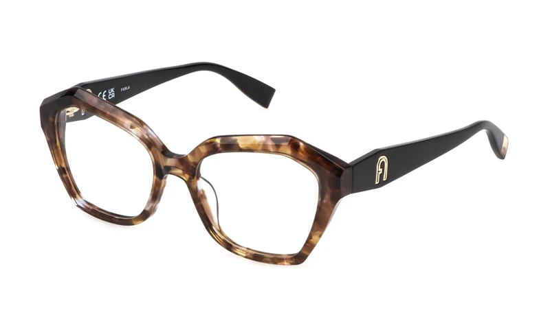 Furla Women's Vfu822 Sunglasses, Shiny Brown Havana, UK 40