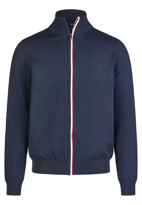 HECHTER PARIS Men's Knit Zip Jacket Cardigan Sweater, 690, XL - Image 1