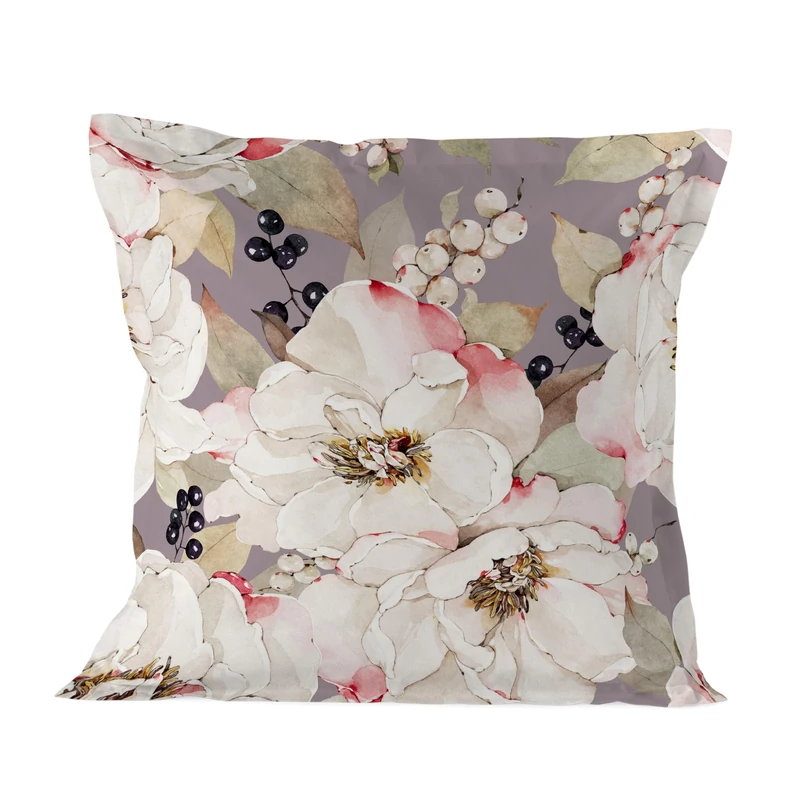 AlexandreHouse White peonies 80 x 80 cm - Image 1