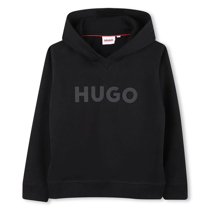 HUGO Kids Logo Hoodie Black 8 Years