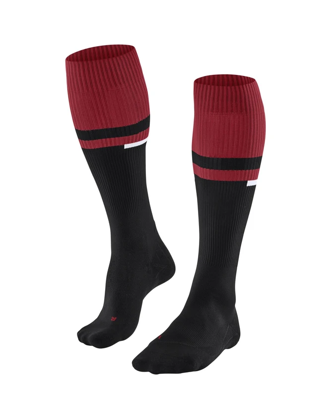 FALKE Men's RU Compression Energy M Kh Functional Yarn With Compression Running Socks 1 Pair, Black 3008 - Calf circumference W3, 5.5-8