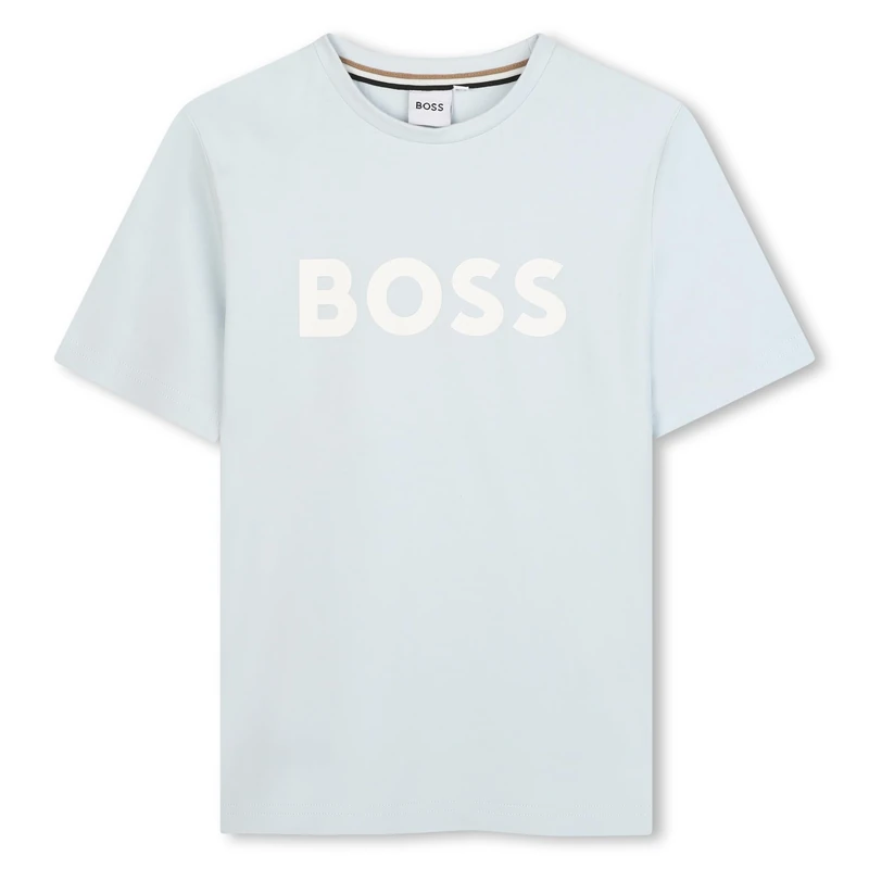 BOSS Boy's J52711 T-Shirt, Blueglacier, 14 Years