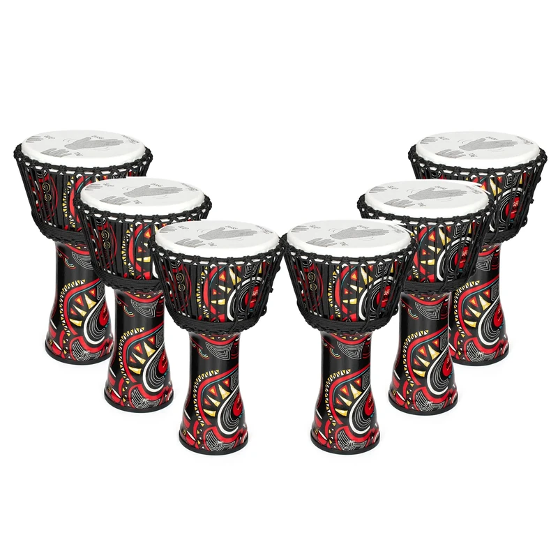 Percussion Plus Carnival Slap Djembe 6 x 7" pack - rope tuned