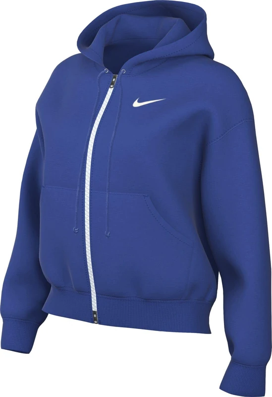 NIKE HJ0995-480 Sportswear Phoenix Fleece Sweatshirt Women's Blue Size L