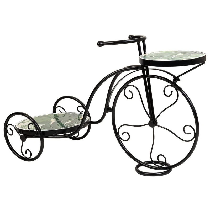 Soporte Bici De Mosaico Y Forja_AlexandraHouse - Image 1