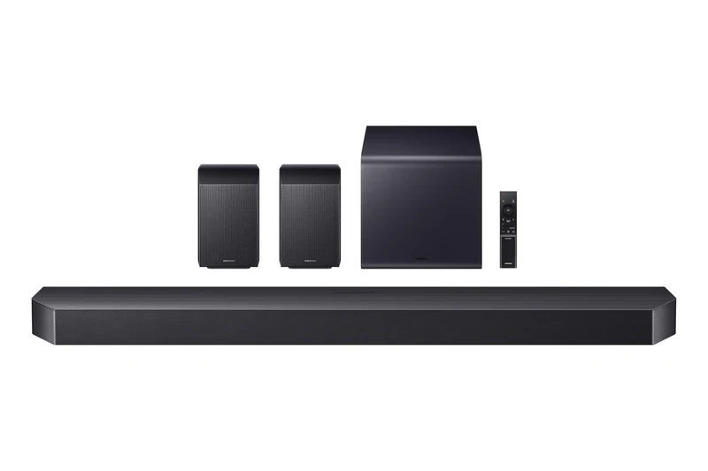 SAMSUNG Q Series Soundbar HW Q990F 11.1.4 hp w/subwoofer and rear speaker, graphite black