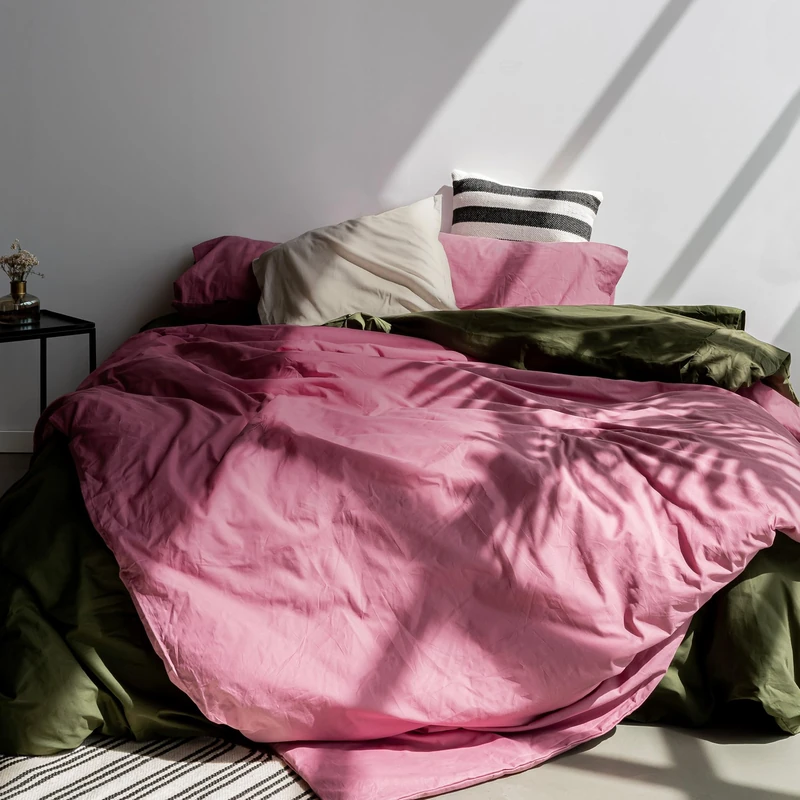 Basic Funda Nórdica 180 x 220 cm (Cama 105) Magenta_AlexandraHouse - Image 1