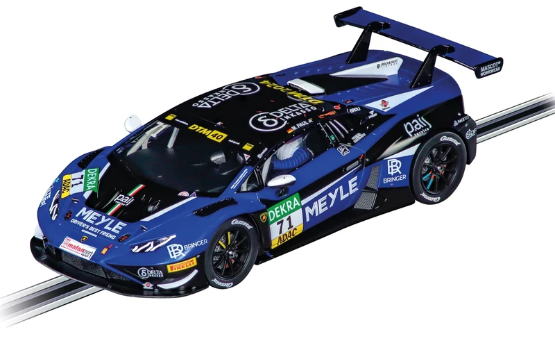 Carrera Evolution 20027815 Lamborghini Huracán GT3 Evo2 „Paul Motorsport, No.71 DTM 2024 I 1:32 Scale Slot Car I With Working Front & Rear Lights I Suitable For Ages 8 Years+