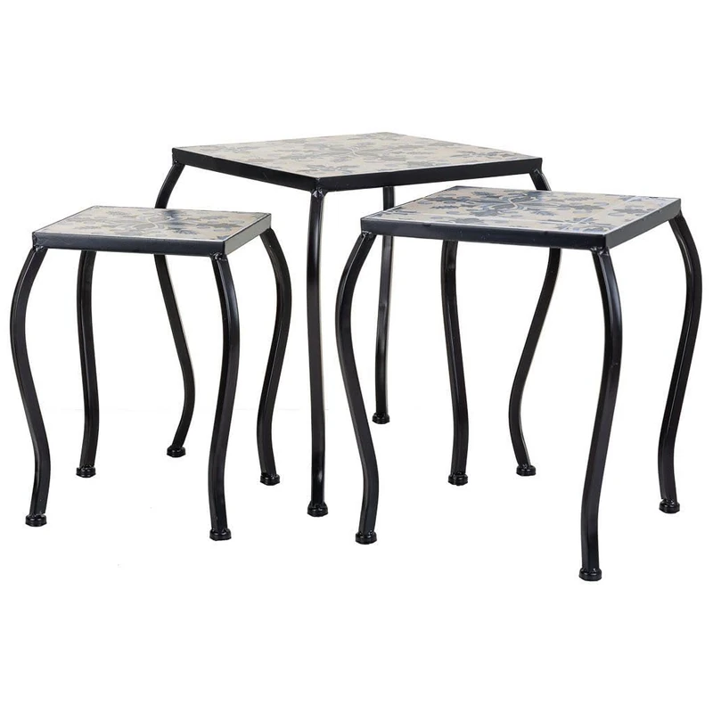 Soportes Set of 3 Mosaic Pieces Y Forja_AlexandraHouse