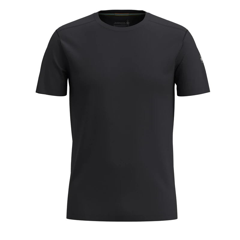 Smartwool Men's Merino Short Sleeve Tee, Black, Medium