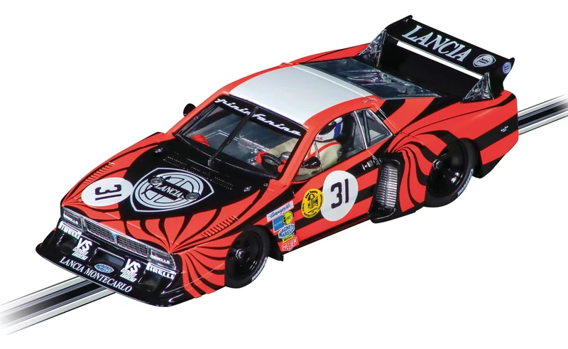 Carrera Evolution 20027835 Lancia Beta Montecarlo Turbo No.31, 6h Brands Hatch 1979 I 1:32 Scale Slot Car I With Working Front & Rear Lights I Suitable For Ages 8 Years+