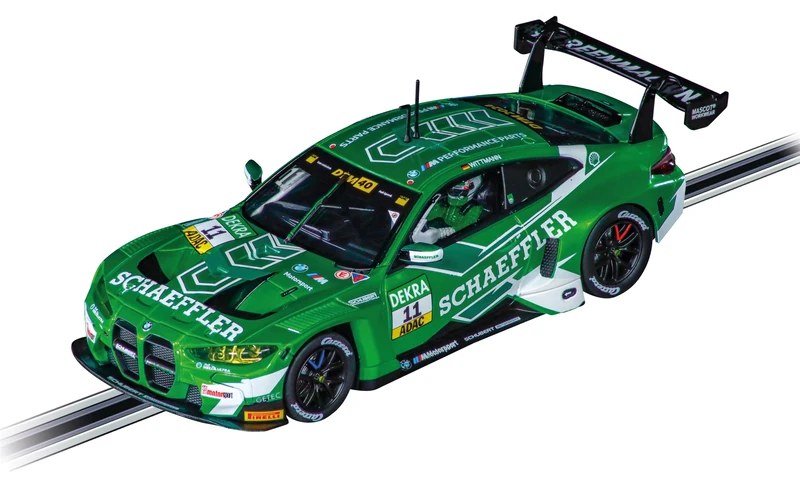 Carrera Evolution 20027831 BMW M4 GT3 Schubert Motorsport, No. 11" DTM 2024 I 1:32 Scale Slot Car I With Working Front & Rear Lights I Suitable For Ages 8 Years+