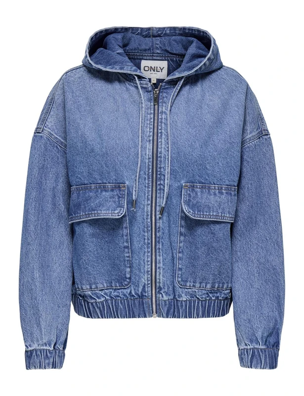 ONLY Female Denim Jacket ONLKENZIE Denim Jacket, Medium blue (medium blue denim), M