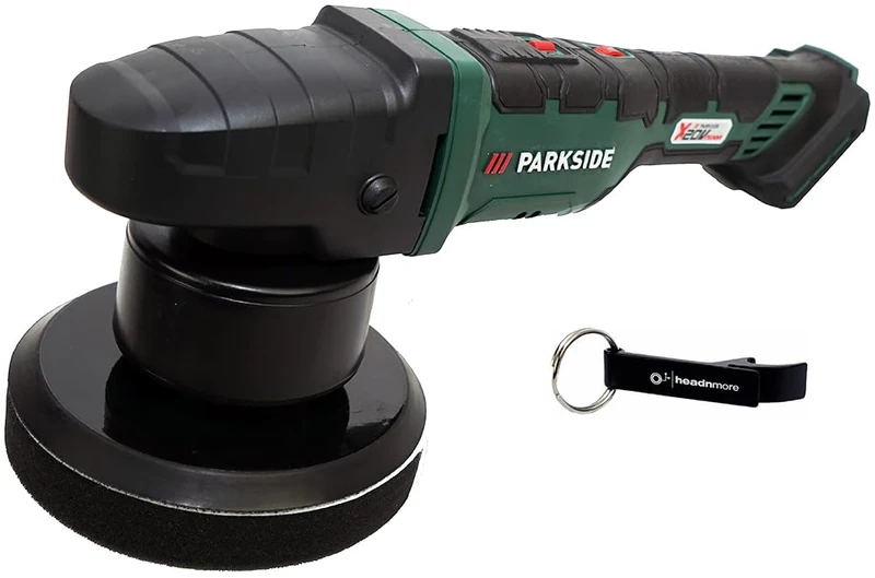 HEADNMORE Parkside PPMAS 20 20V Cordless Angle Grinder + HEADNMORE Keyring (No Battery)