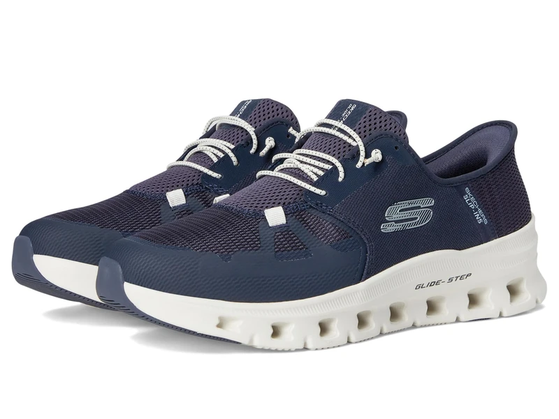 Skechers Men's Glide-Step Pro Slip-in Trainers, Navy, 50.5 EU Weit