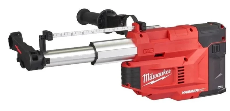 milwaukee M12 UDEL-201B, M12 UDEL-201B 12V Universal Dust Extractor with 1 x 2.0ah Battery, Charger & Bag, Black