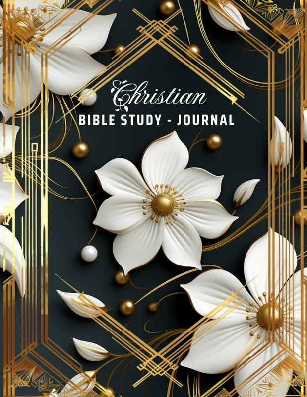 Christian Women Bible study - 52 week, 210 page, 1 Year Bible read plan, Devotional & Prayer Journal: Sermon style 600 word weekly scripture reading, ... Gold in-lay medieval border design.