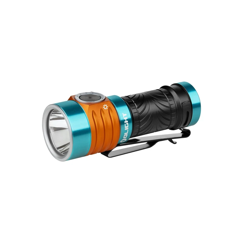 OLIGHT BatonTurbo 510 Meters Long-Range Pocket EDC Torch 1,000 Lumens Powered by Rechargeable Battery or Optional Power Sources Small LED Flashlight for Outdoors, Indoors and Emergency (Roadster)