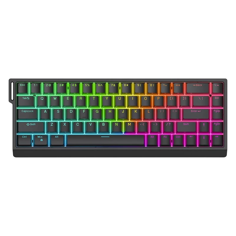 Gaming Keyboard Wired Mechanical Keyboard 68 Keys Magnetic Switch Compact Keyboard Hot Swappable Computer Keyboard RGB Backlit E-sports Level Gamer Accessory for Win8/Win10/Win11