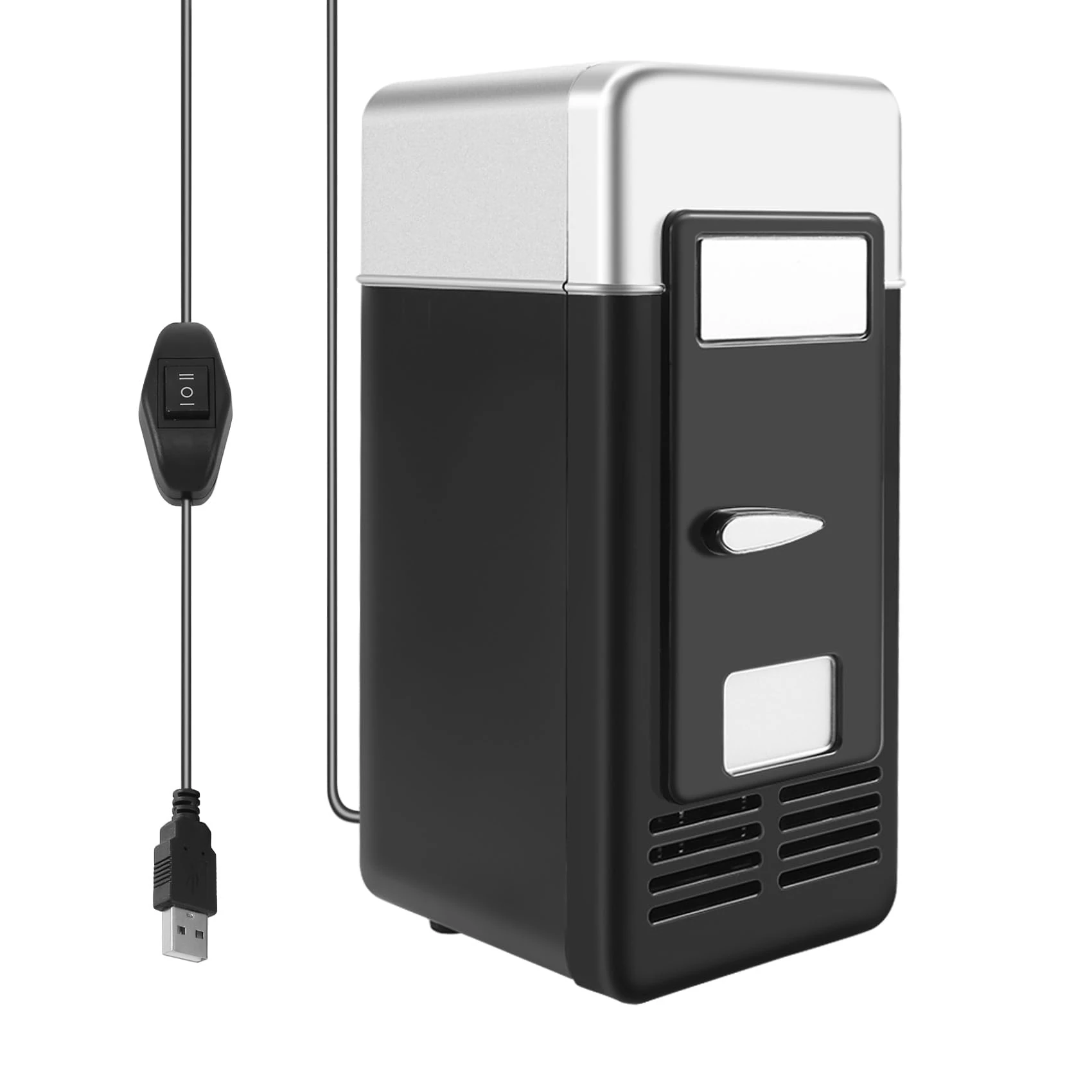 Rtxbvg Usb Mini Fridge Cold Drop Shpping Freezer Usb Mini Fridge Small Portable Soda Mini Refrigerator For Car Black