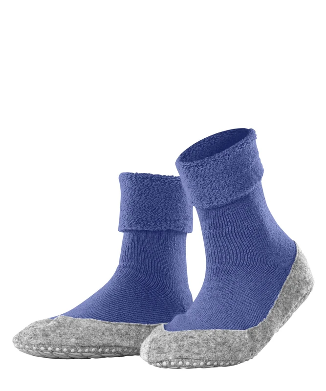 FALKE Women's Cosyshoe Slipper Socks Anti-Slip Nubs Printed On Felt Sole Improved Grip Thick Comfortable Warm Full Inner Plush Breathable Climate-Regulating Odour-Neutralising Wool 1 Pair