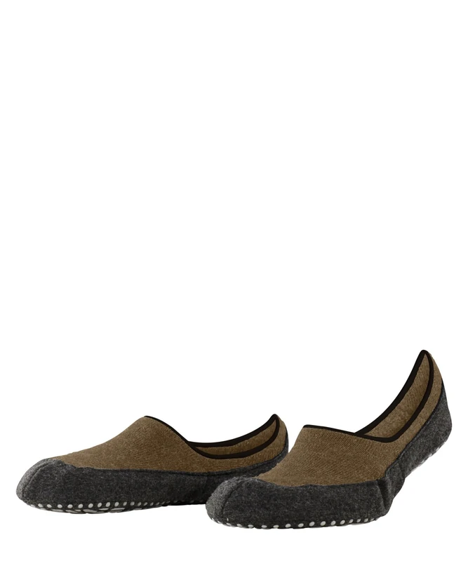 FALKE Cosyshoe Invisible M Hp Wool Grips On Sole 1 Pair Grip socks, Beige Wood 4241, 4/5 UK - Image 1