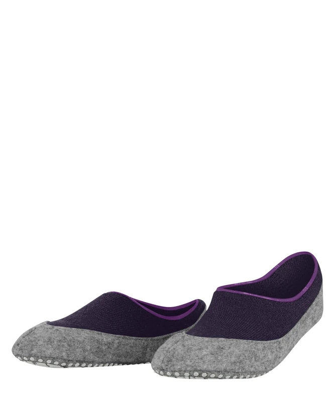 FALKE Women's Cosyshoe Invisible Slipper Socks Anti-Slip Nubs Printed On Felt Sole Improved Grip Thick Comfortable Warm Full Inner Plush Breathable Climate-Regulating Odour-Neutralising Wool 1 Pair - Image 1