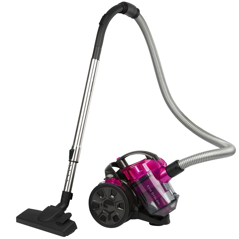 PROFI CARE Proficare, Bagless Vacuum Cleaner 700W Pink PC-BS3134 Pink, HEPA Filtration, Telescopic Tube, Combination Brush, Energy Saving, Automatic Winding, Ideal for All Types of Surfaces