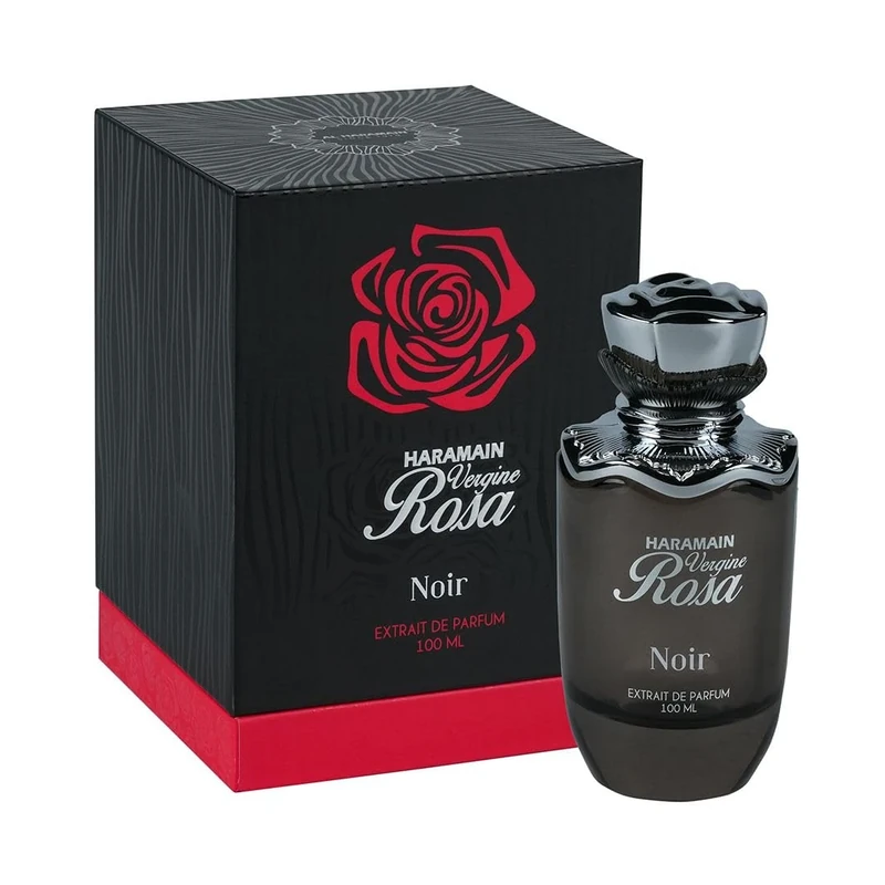 Al Haramain Vergine Rosa Noir - Perfumes for Women - Women Perfume with Rose, Bergamot, Jasmine, and Cinnamon Notes - 100 ml Extrait De Parfum Spray